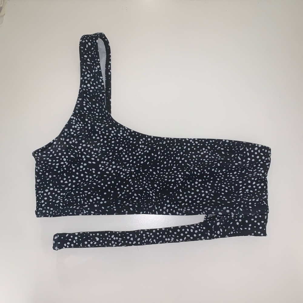 one shoulder bikini top